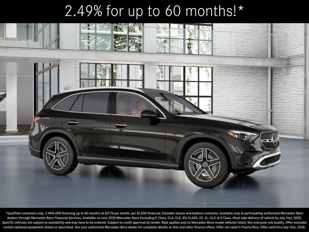 New 2026 Obsidian Black Metallic Mercedes-Benz GLC 300 image 13