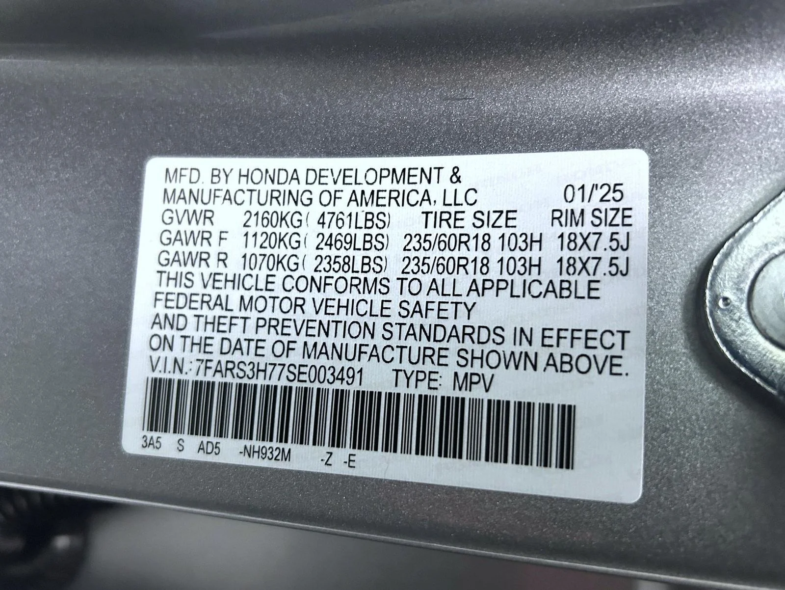 Used 2025 Silver Honda EX-L image 26