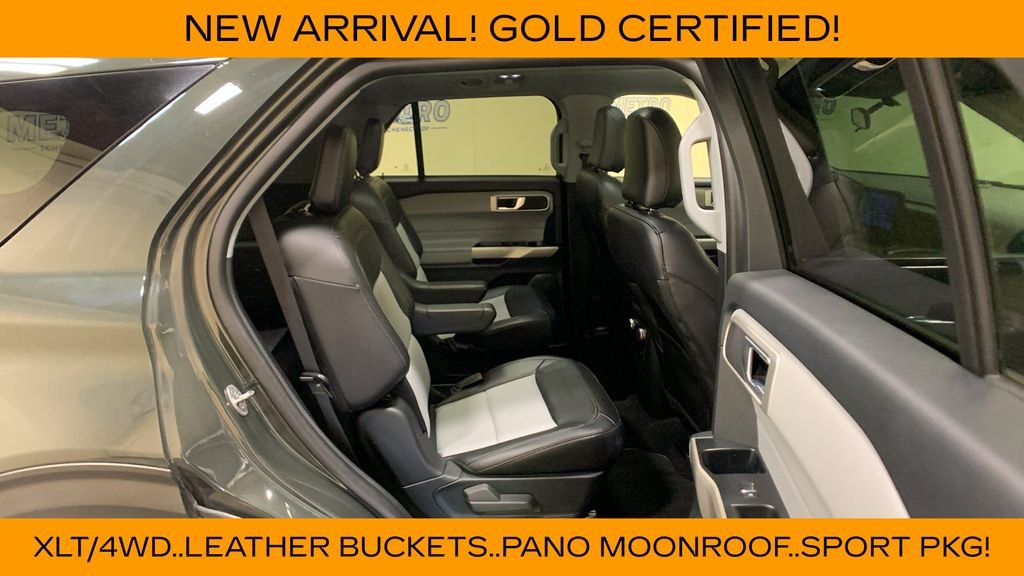 Certified Used 2023 Green Metallic Ford XLT image 14