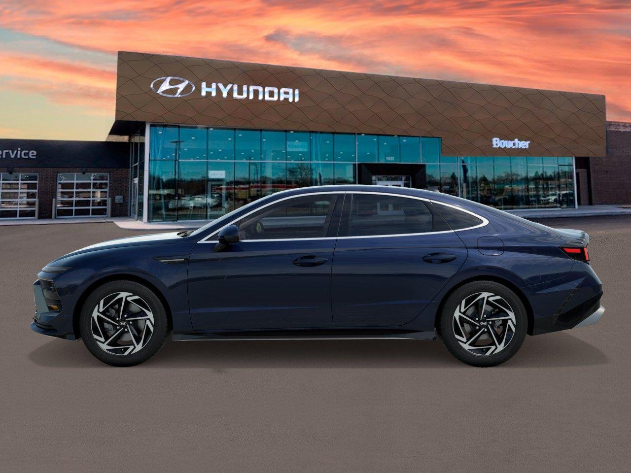 New 2026 Carbon Blue Hyundai SEL Sport image 3