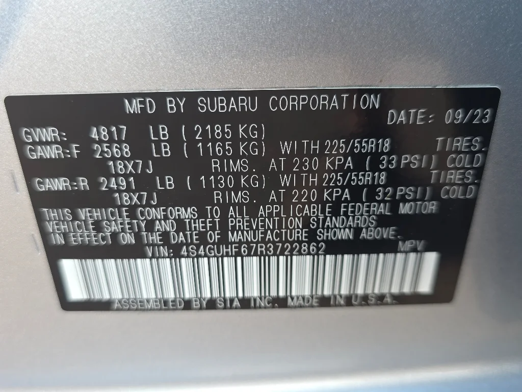 Certified Used 2024 Ice Silver Metallic Subaru Sport image 36