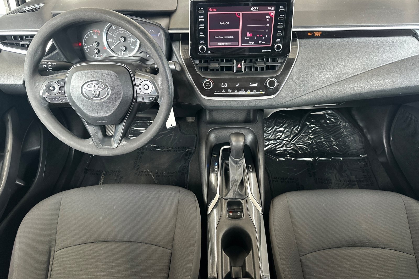 Certified Used 2021 Super White Toyota LE image 12