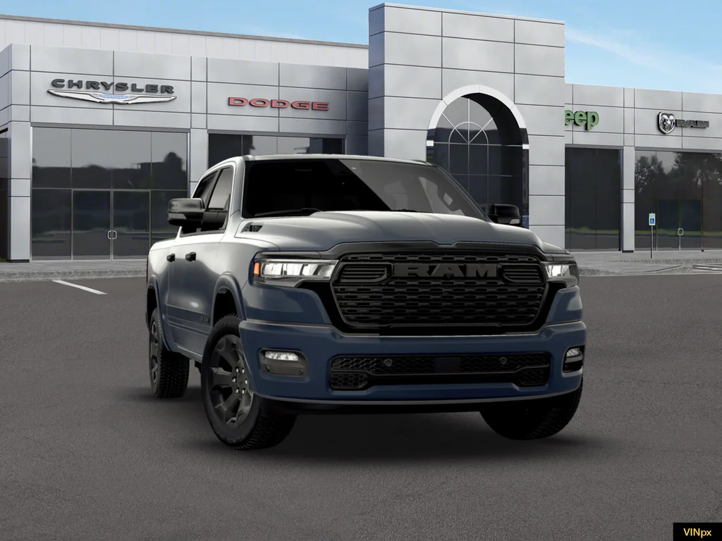 New 2026 Forged Blue Metallic Exterior Paint RAM Big Horn Night Edition image 15