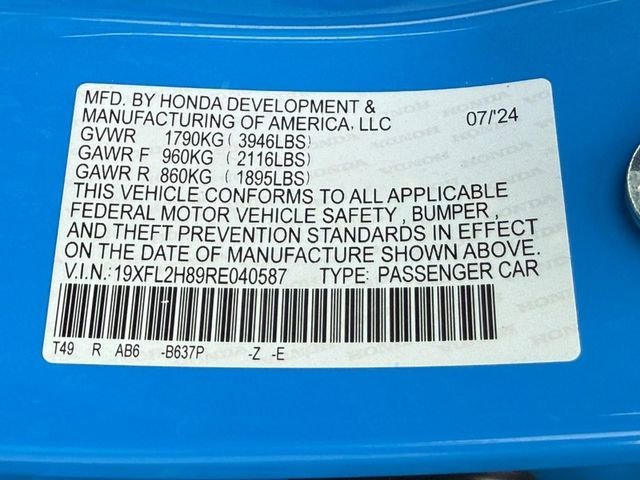 Used 2024 Blue Honda Sport image 24