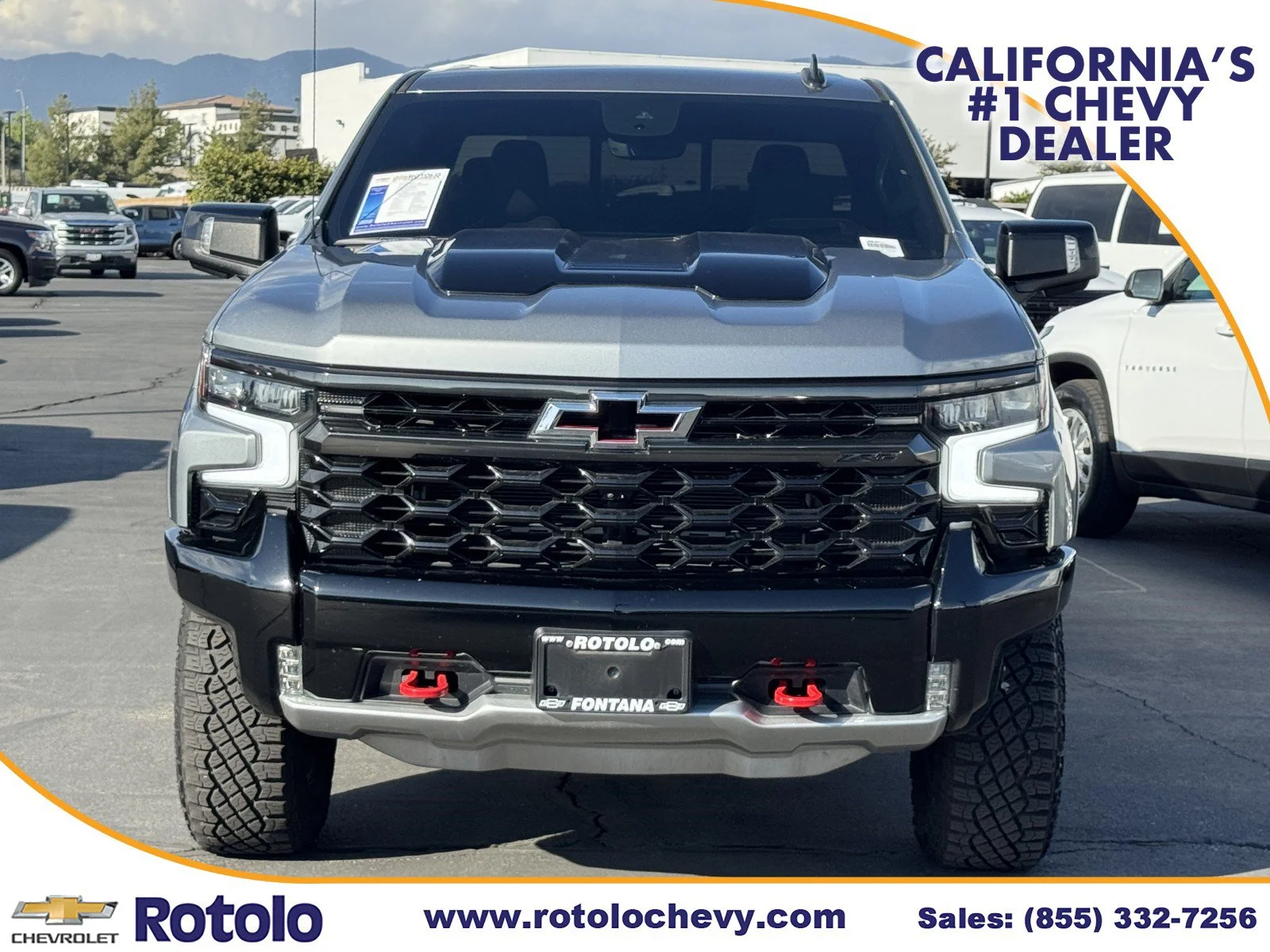 Used 2024 Sterling Gray Metallic Chevrolet ZR2 image 2
