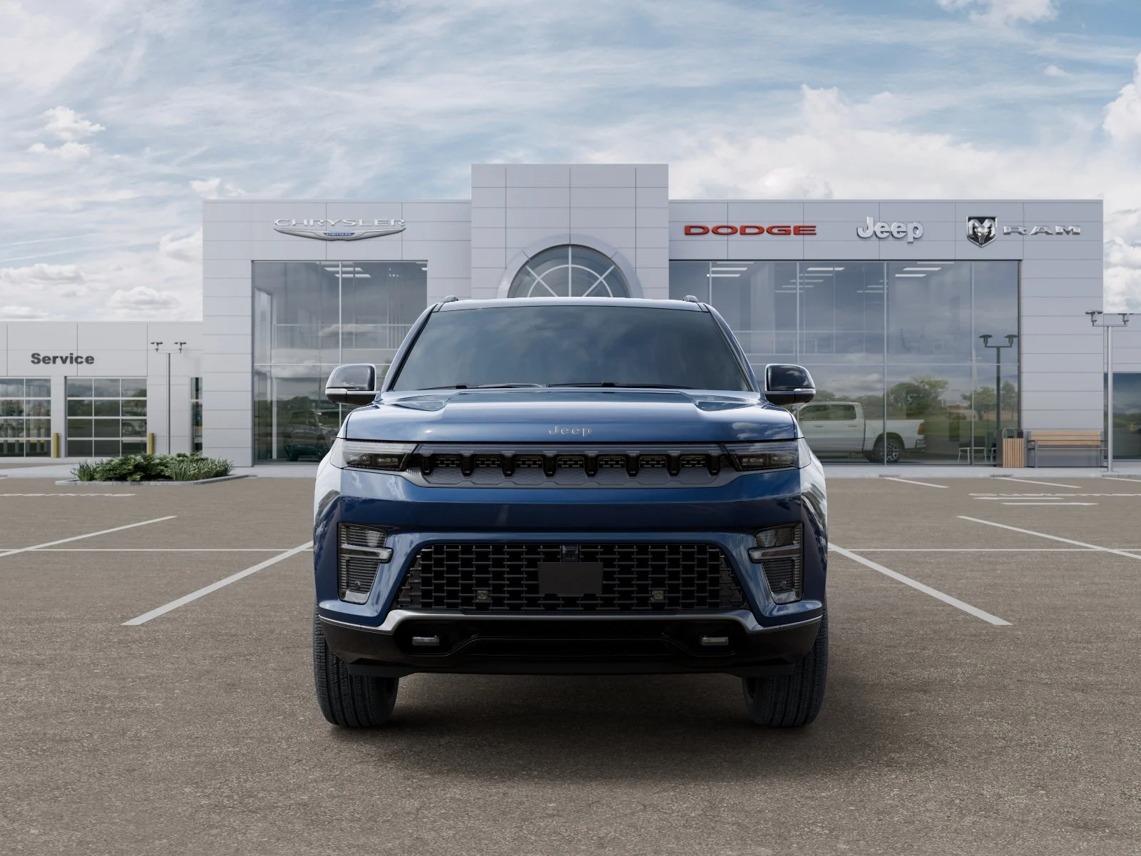 New 2026 Fathom Blue Pearlcoat Jeep Summit Obsidian image 33