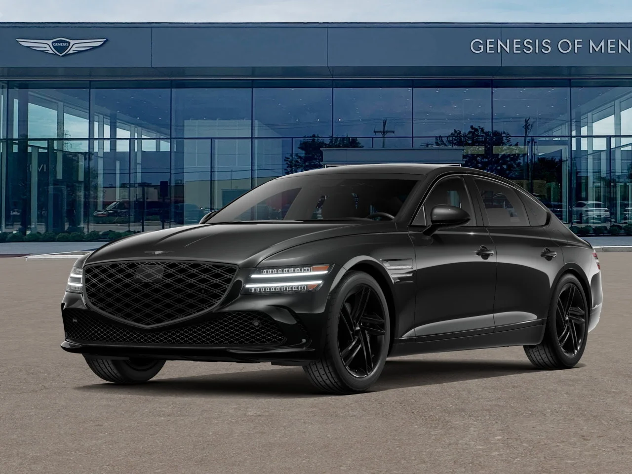 New 2026 Vik Black Metallic Genesis 3.5T Prestige Black AWD image 1