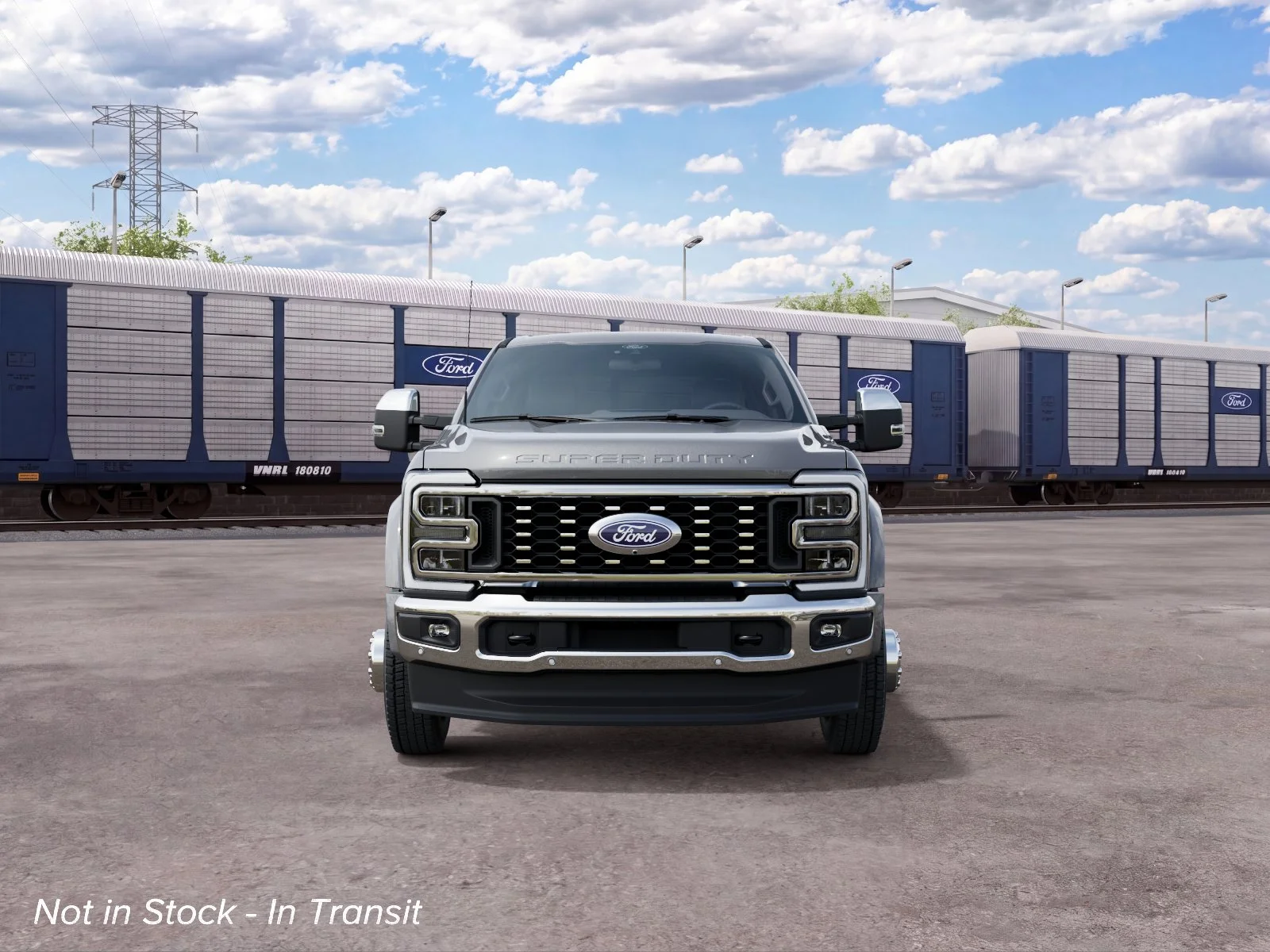 New 2027 Carbonized Gray Metallic Ford F-450® Lariat® image 3