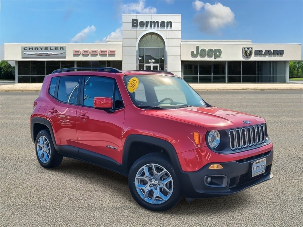 Certified 2018 Jeep Renegade Latitude with VIN ZACCJBBB6JPG98906 for sale in Oak Lawn, IL