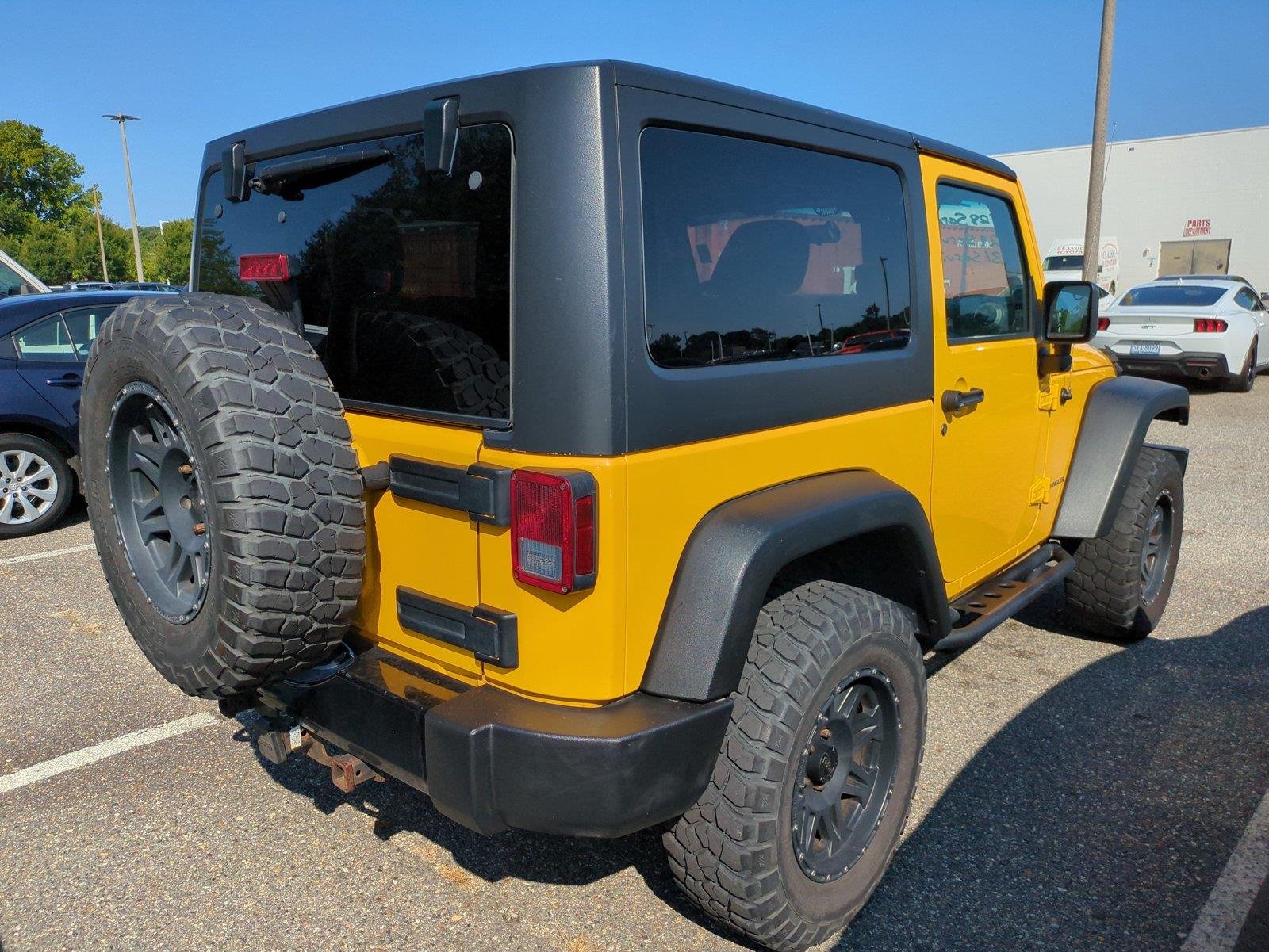 Used 2015 Baja Yellow Clearcoat Jeep Willys Wheeler image 3
