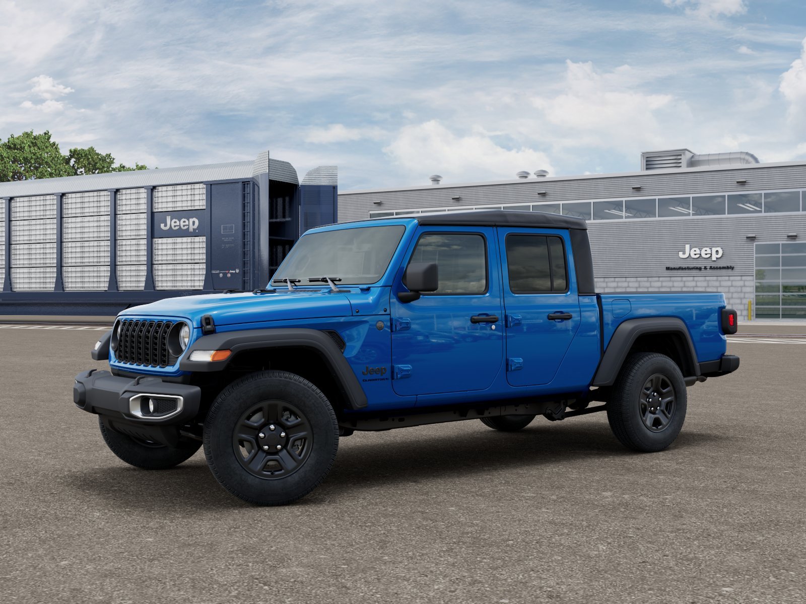 New 2026 Hydro Blue Pearl-Coat Exterior Paint Jeep Sport image 1