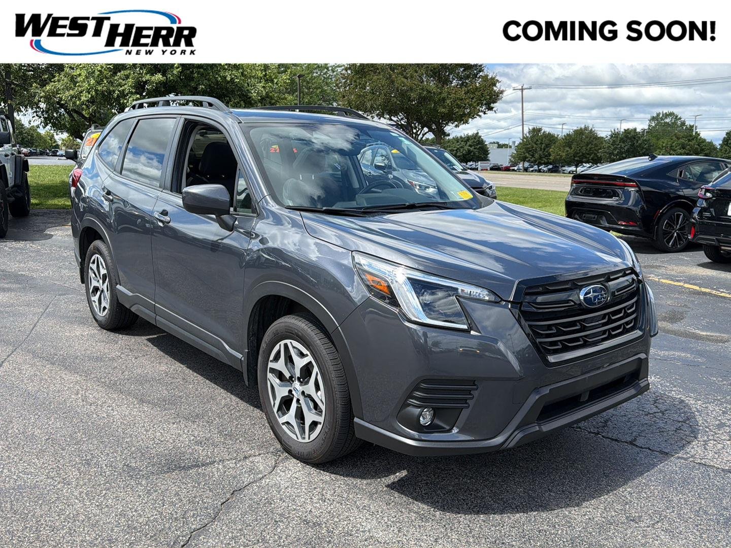 Used 2024 Magnetite Gray Metallic Subaru Premium image 1