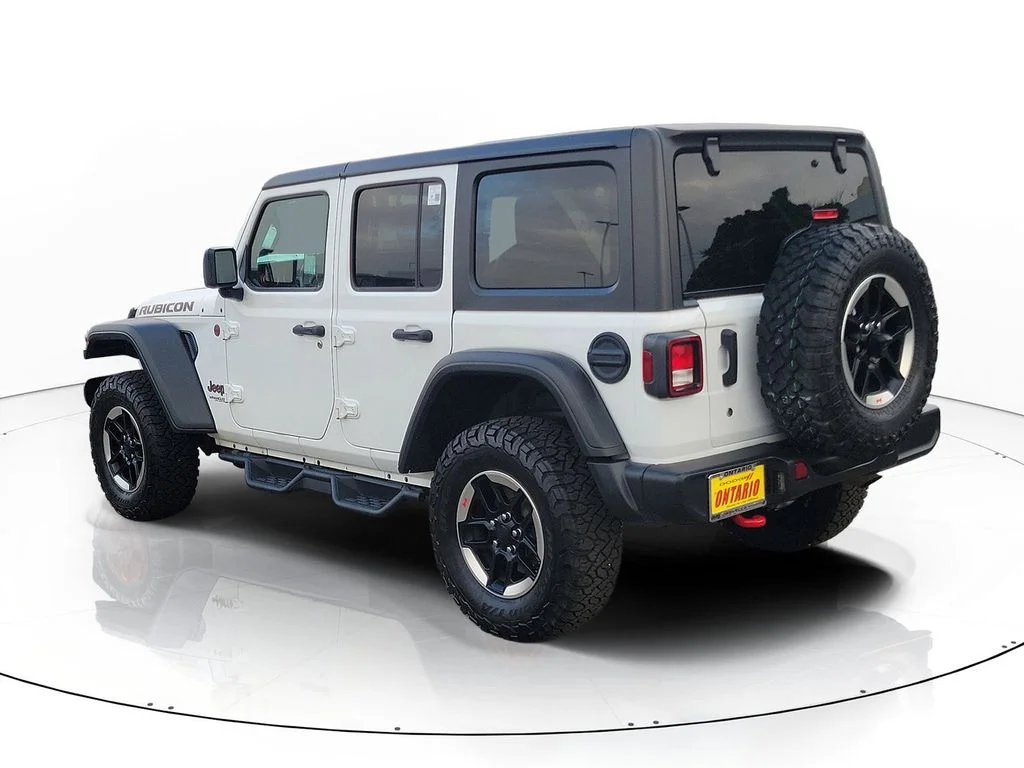 Certified Used 2020 White Jeep Unlimited Rubicon image 6
