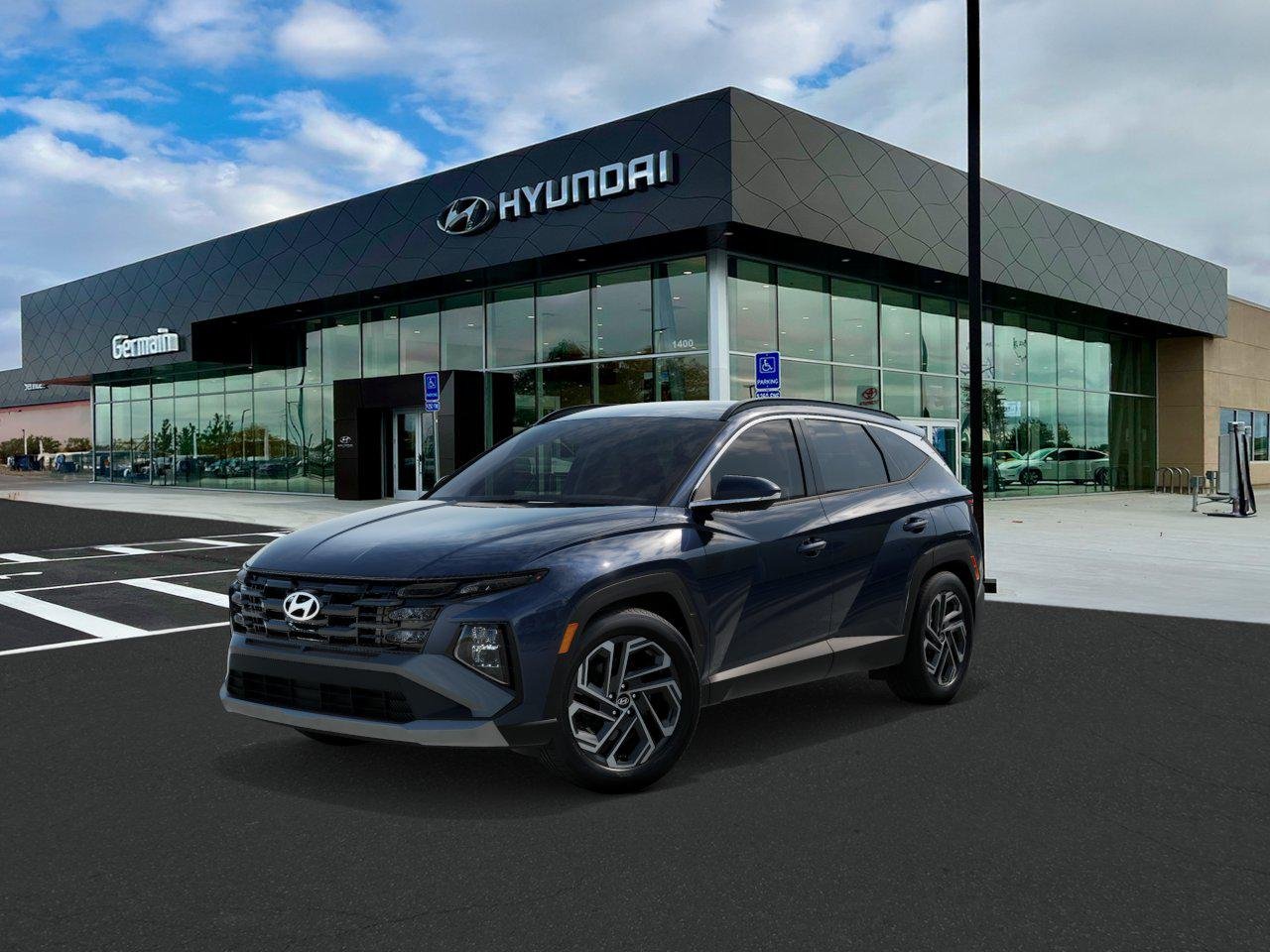 New 2026 Atlantis Blue Hyundai SEL Plus AWD image 1