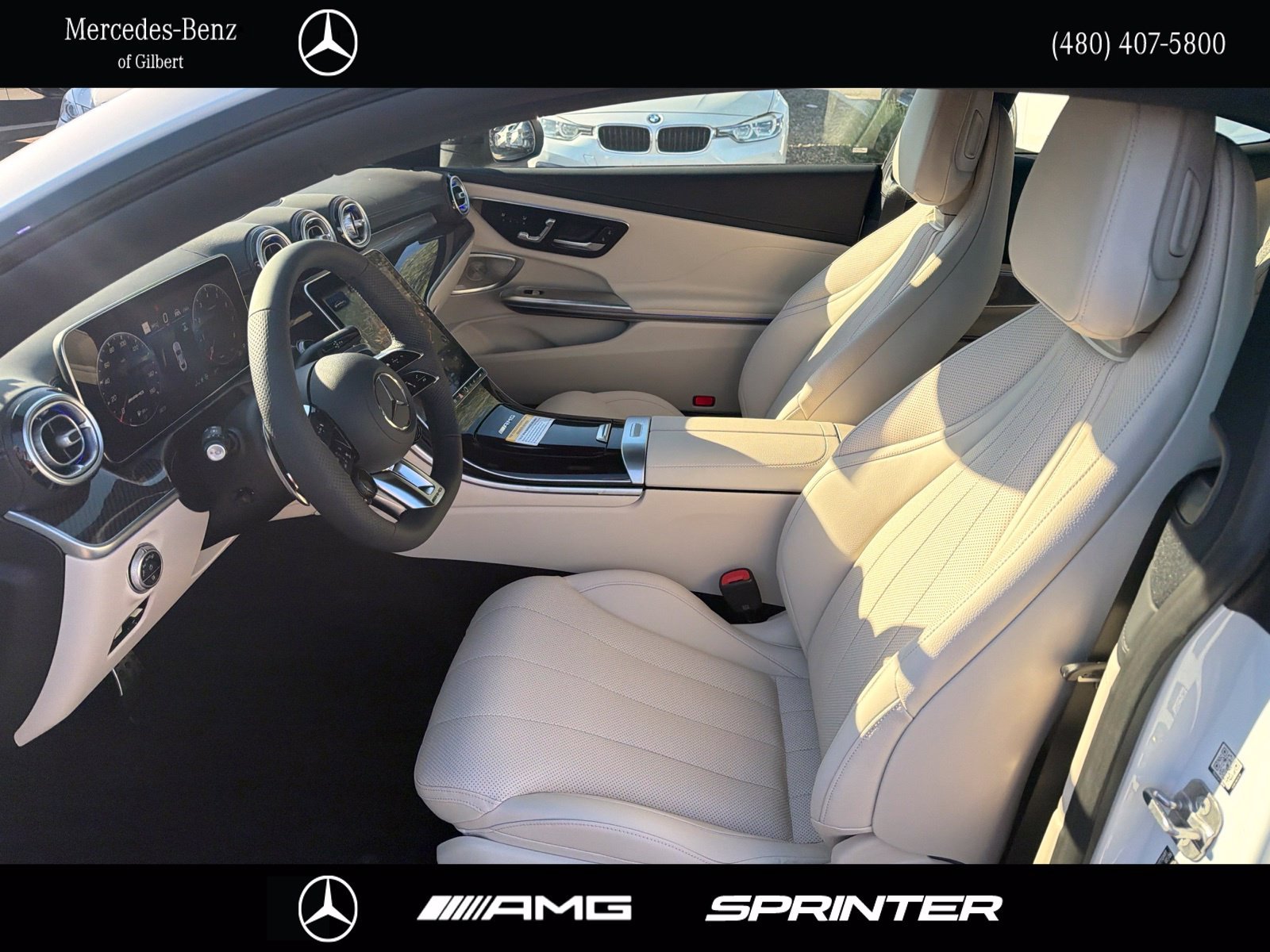 New 2027 MANUFAKTUR Moonlight White Metallic Mercedes-Benz CLE 53 AMG® image 7