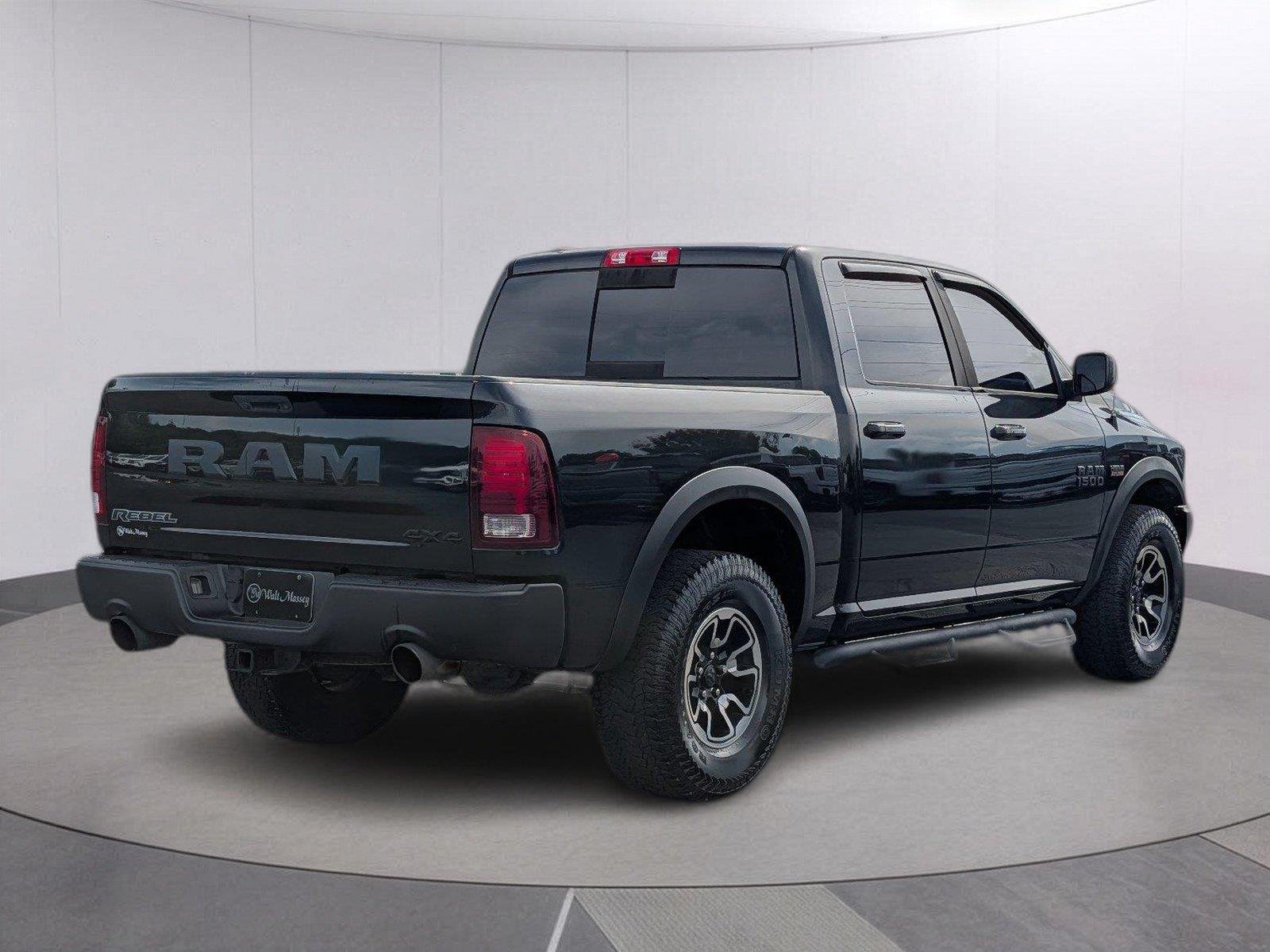 Used 2016 Brilliant Black Crystal Pearlcoat Ram Rebel image 6