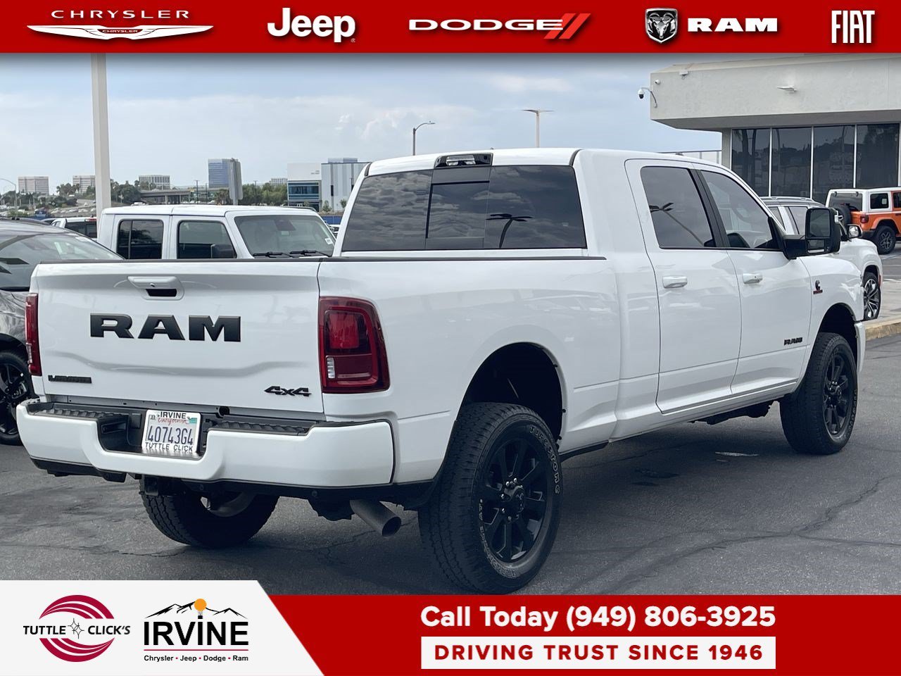 Used 2025 Bright White Clearcoat Ram Laramie image 15