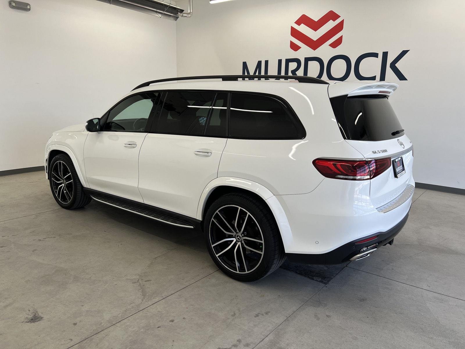 Used 2021 Polar White Mercedes-Benz GLS 580 image 2