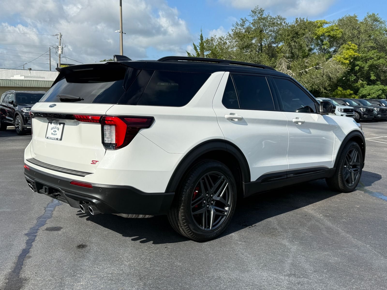 Certified Used 2025 White Metallic Ford ST image 4