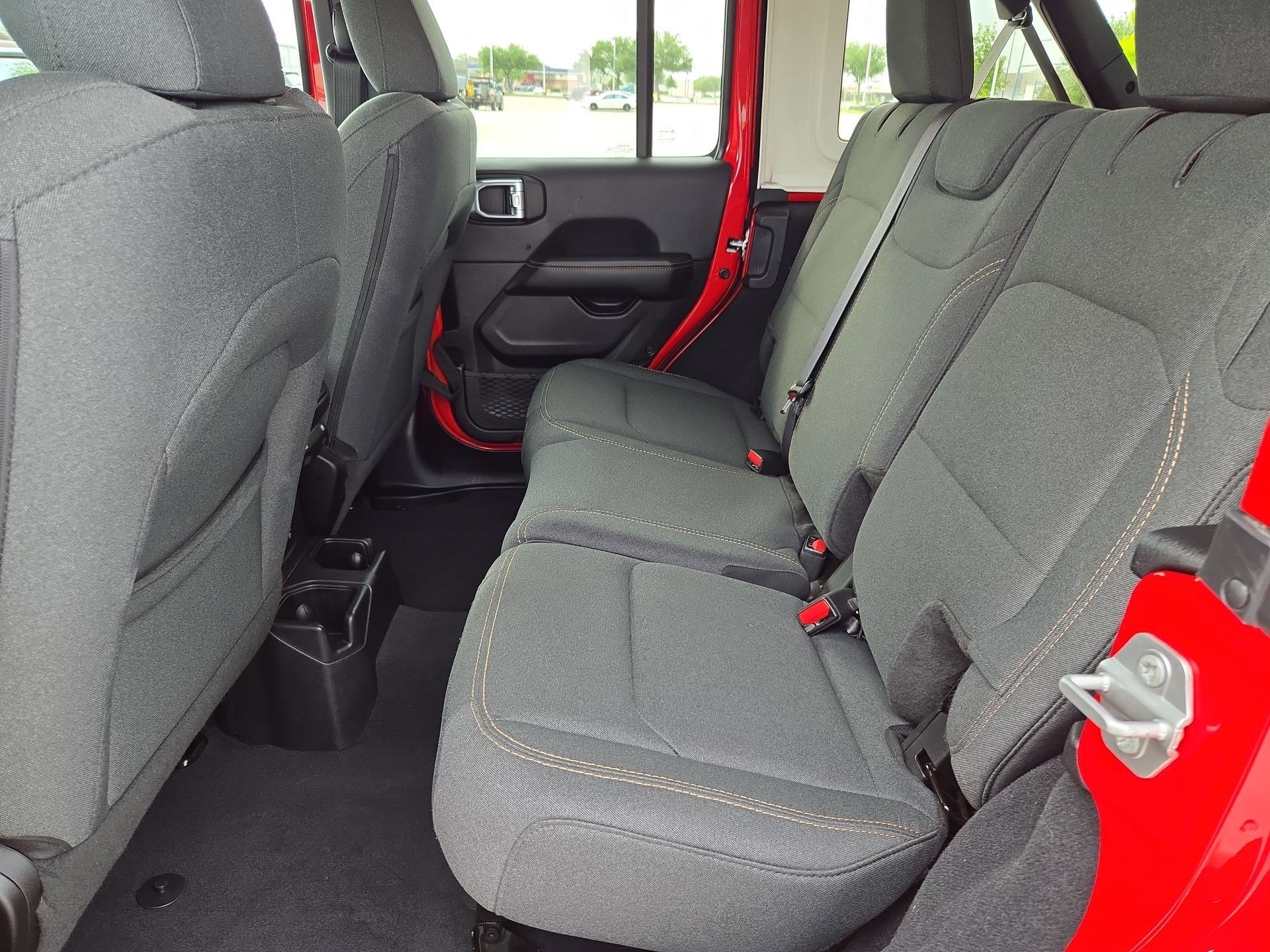 Used 2025 Firecracker Red Clearcoat Jeep Sahara image 26