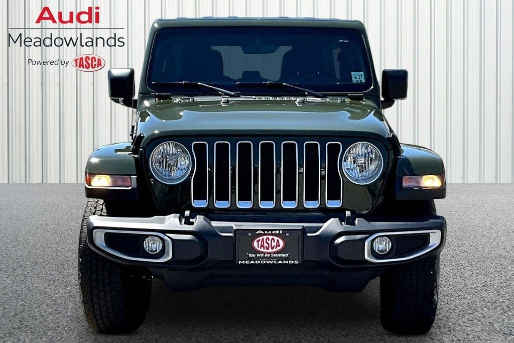 Used 2022 Green Jeep Unlimited Sahara image 2