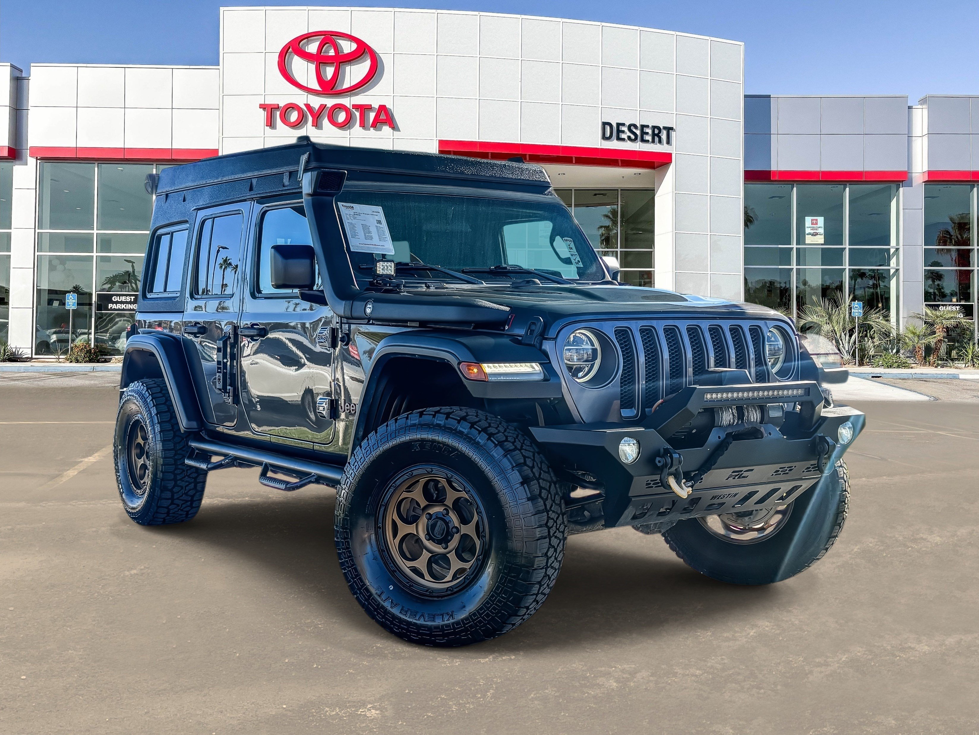 Used 2018 Granite Crystal Metallic Clearcoat Jeep Unlimited Rubicon image 25