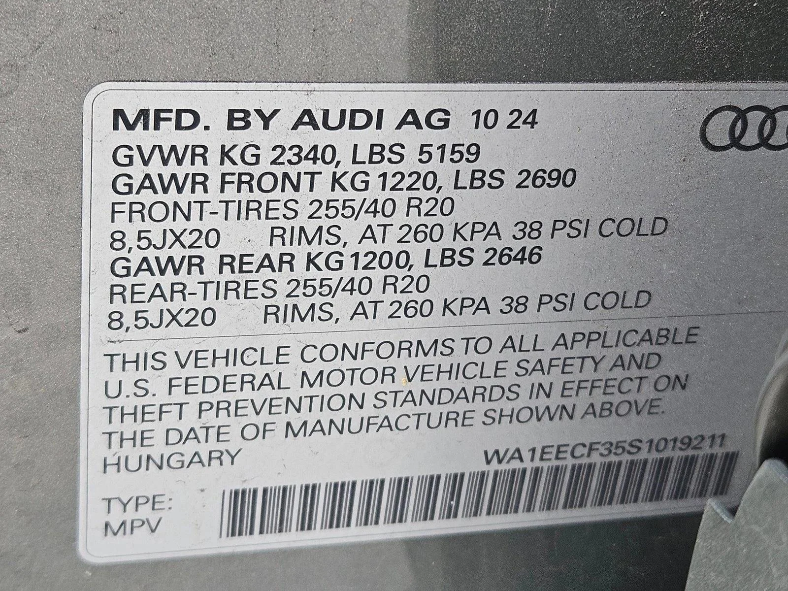 Used 2025 Chronos Gray Metal Audi S line Premium Plus image 23