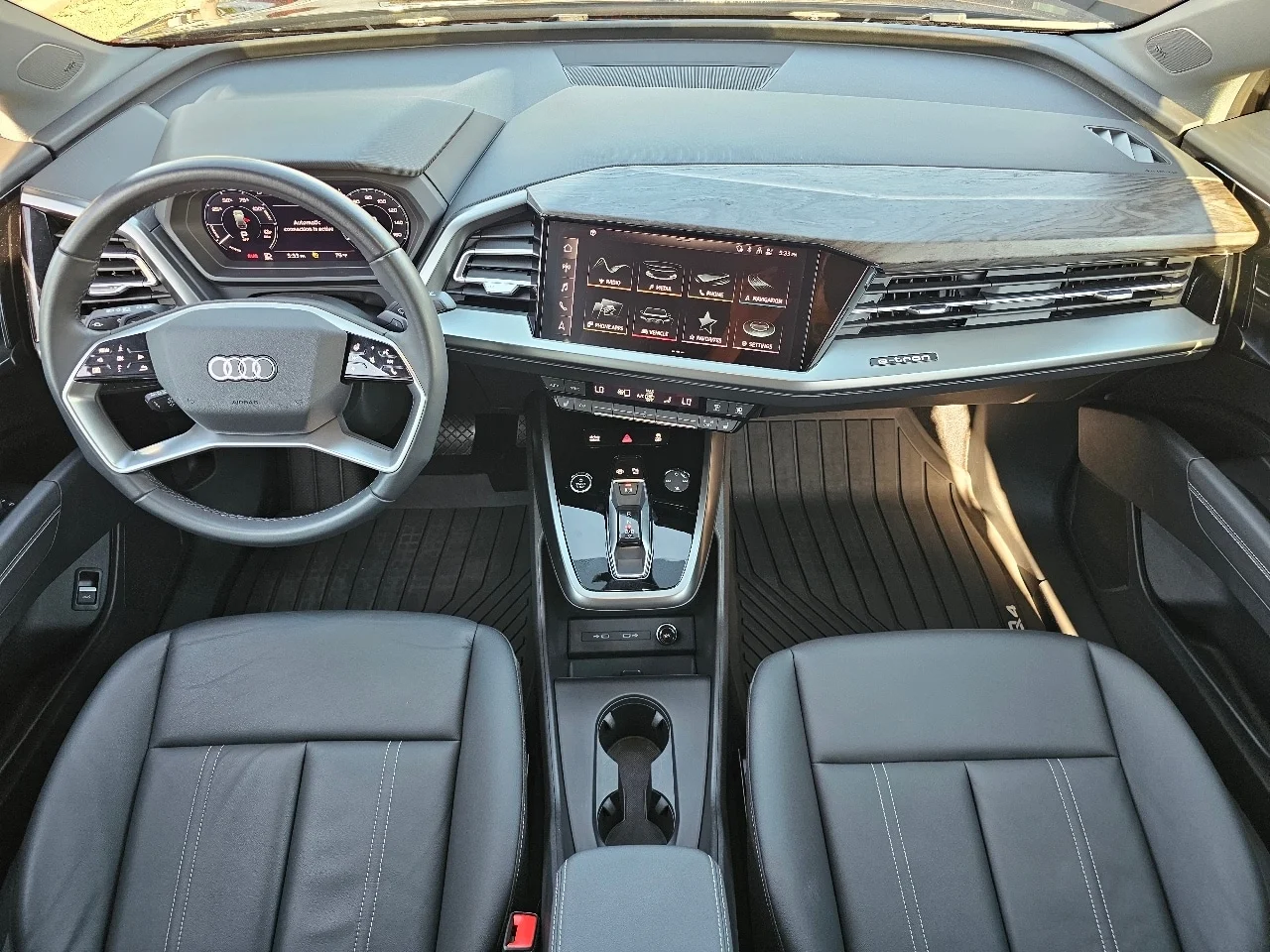 Used 2023 Mythos Black Metallic Audi Premium Plus image 4