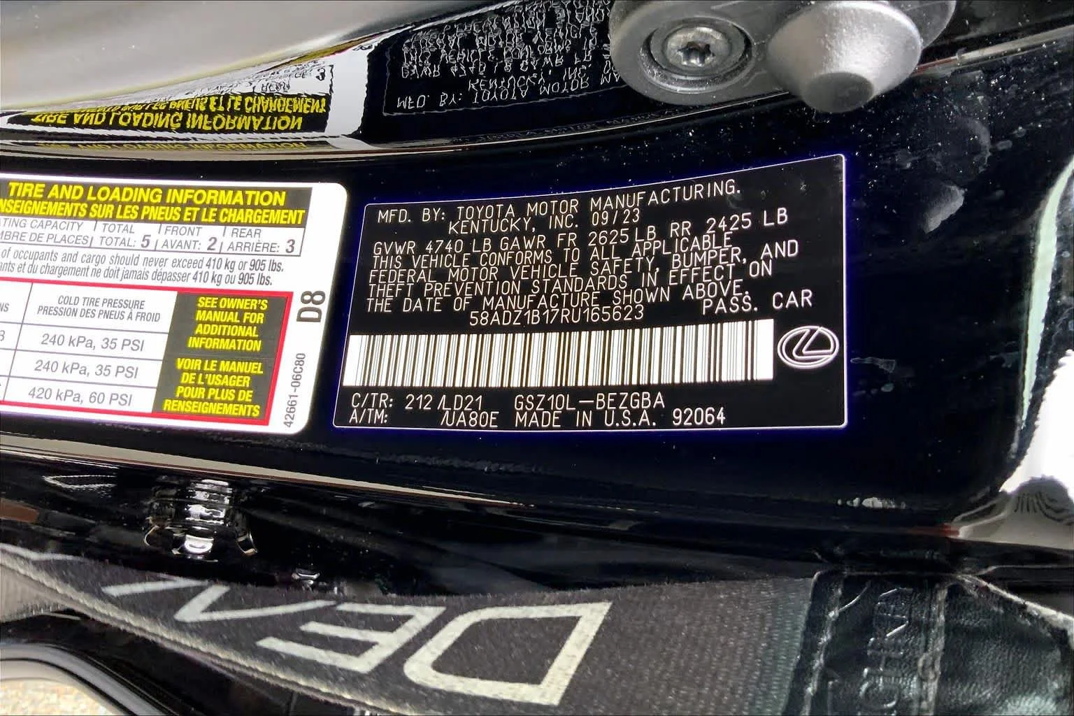 Certified Used 2024 OBSIDIAN Lexus  image 34