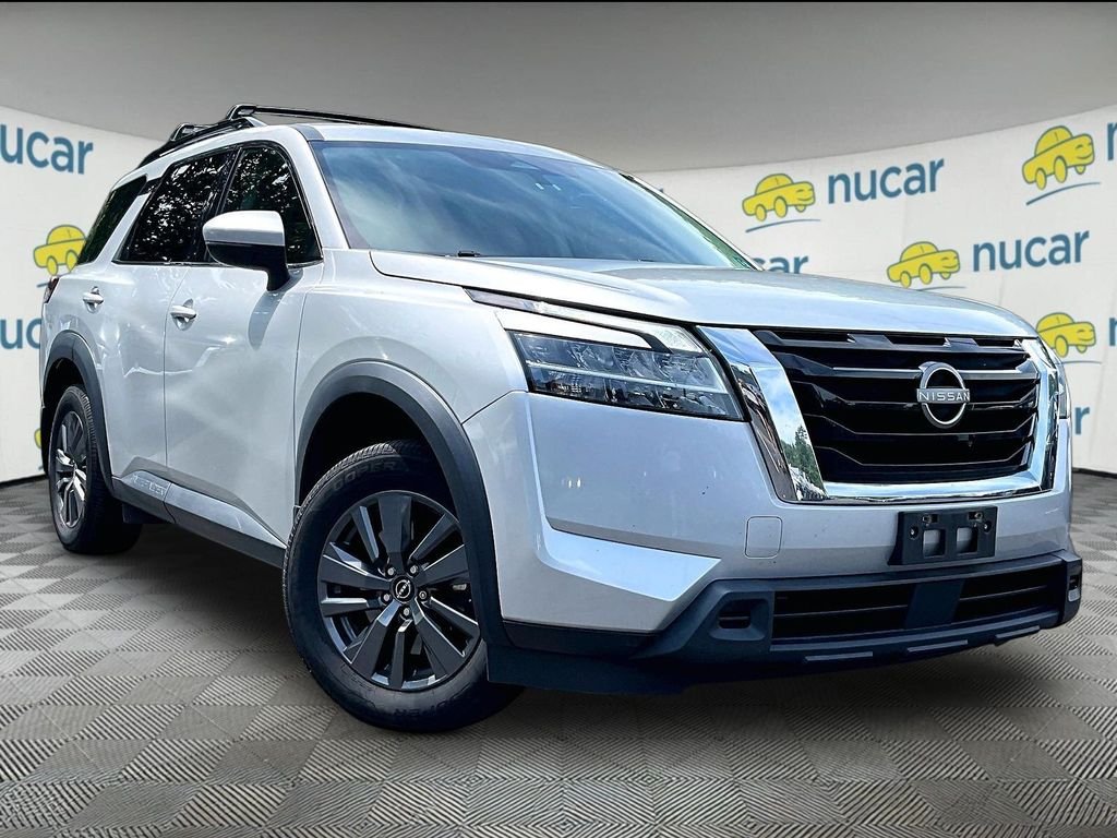 Used 2022 Silver Nissan SV image 1