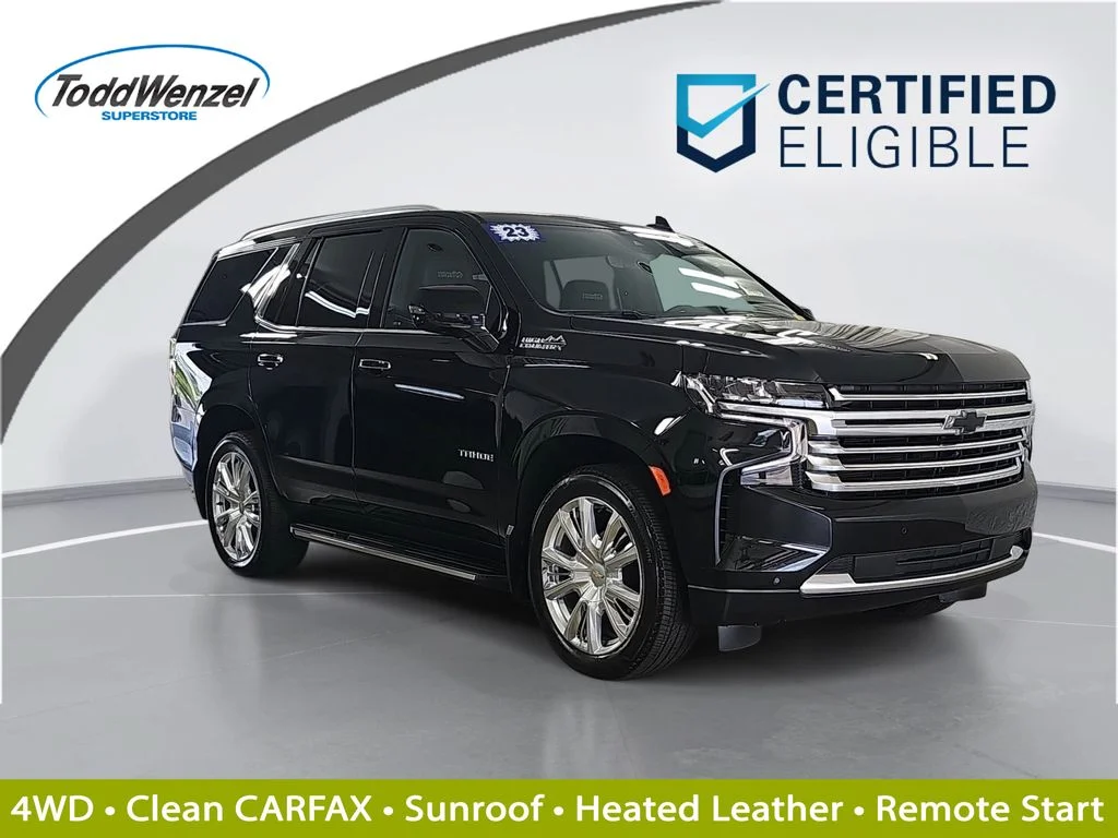 Certified Used 2023 Black Chevrolet High Country image 1