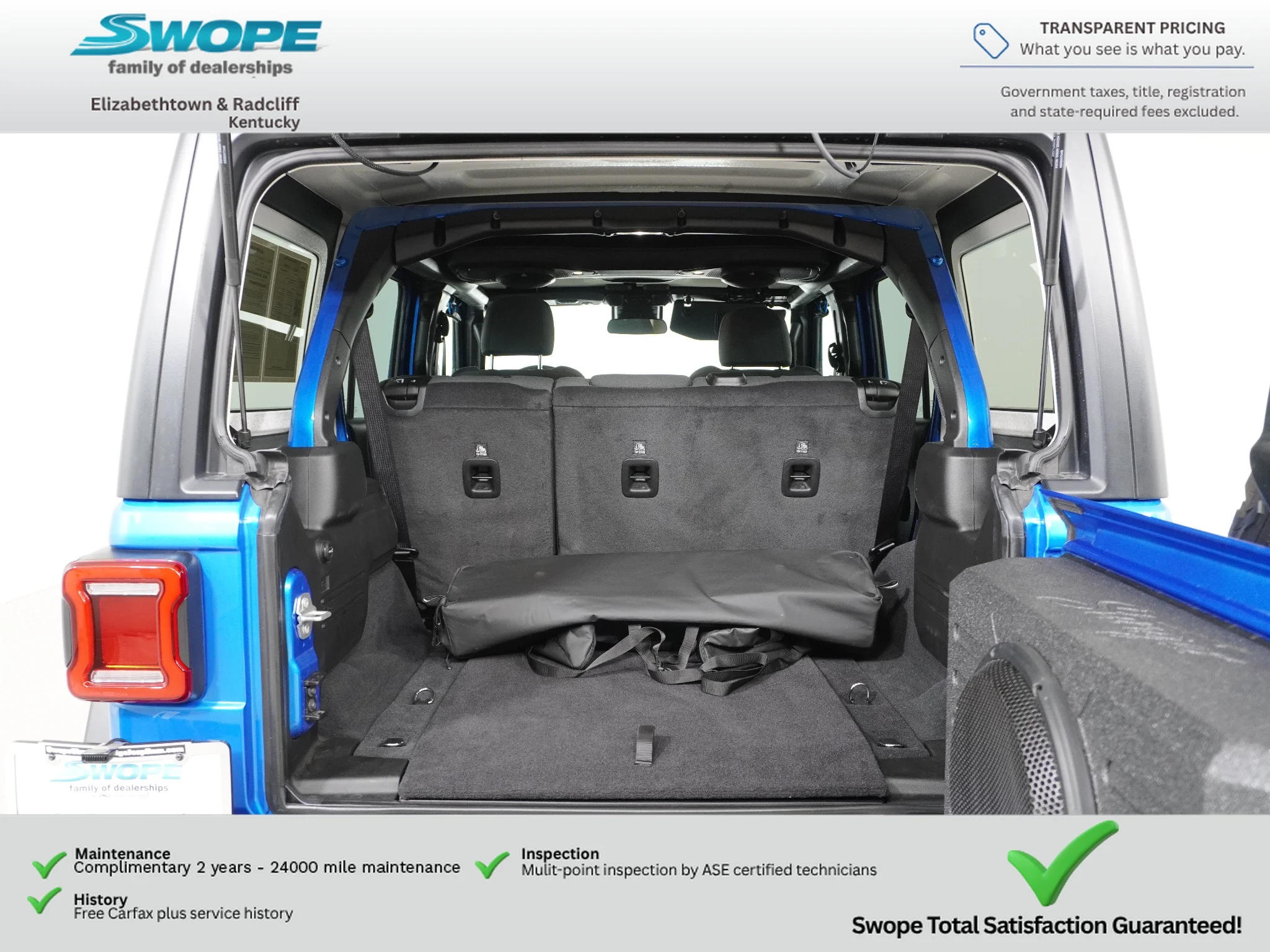 Certified Used 2024 Hydro Blue Pearlcoat Jeep Rubicon image 25