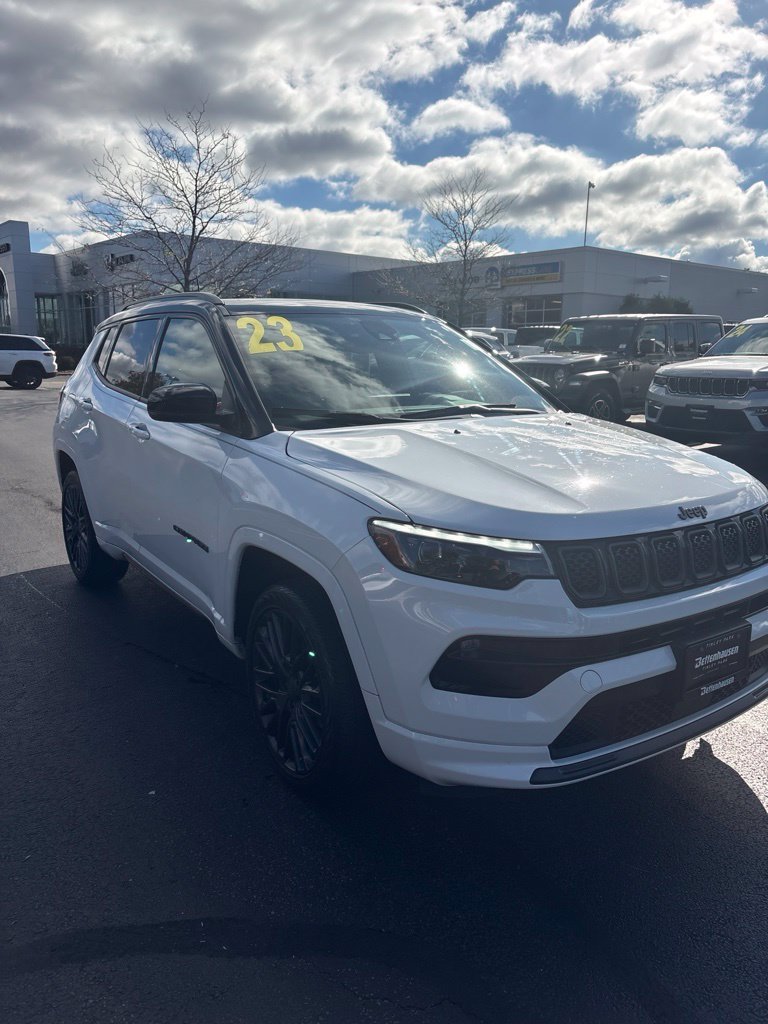 Used 2023 Bright White Clearcoat Jeep High Altitude image 7