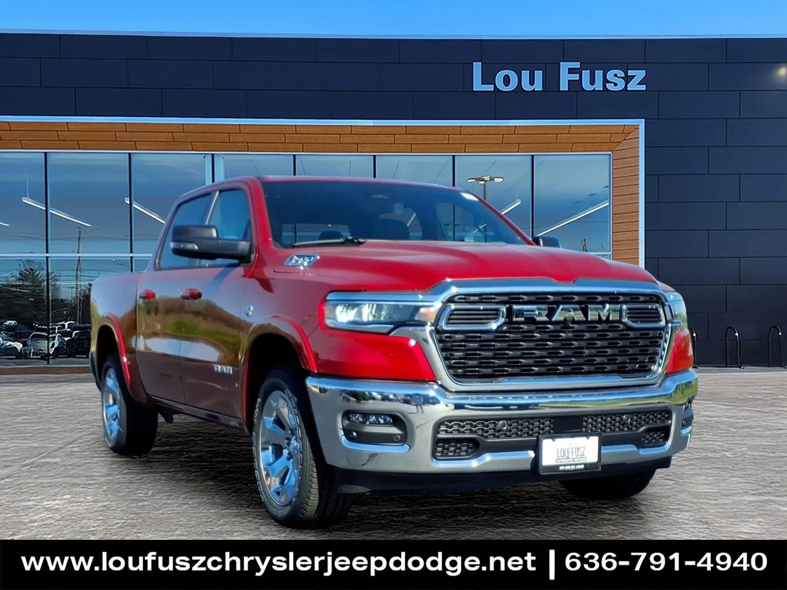 New 2027 Molten Red Pearl-Coat Exterior Paint RAM Big Horn image 1