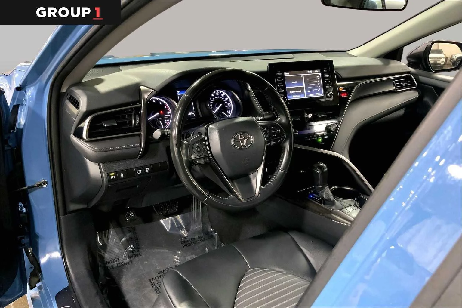 Certified Used 2024 Cavalry Blue Toyota SE image 18