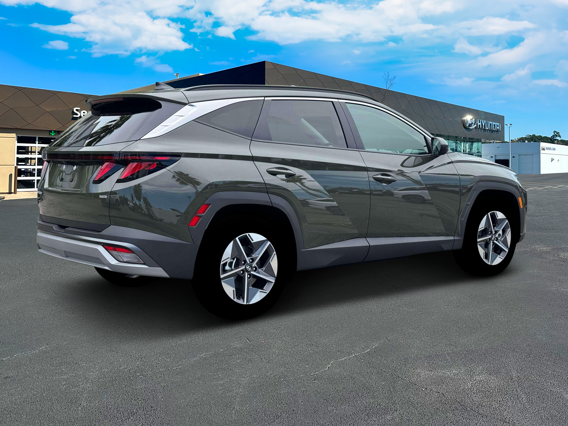 New 2026 Green Hyundai SEL AWD image 8
