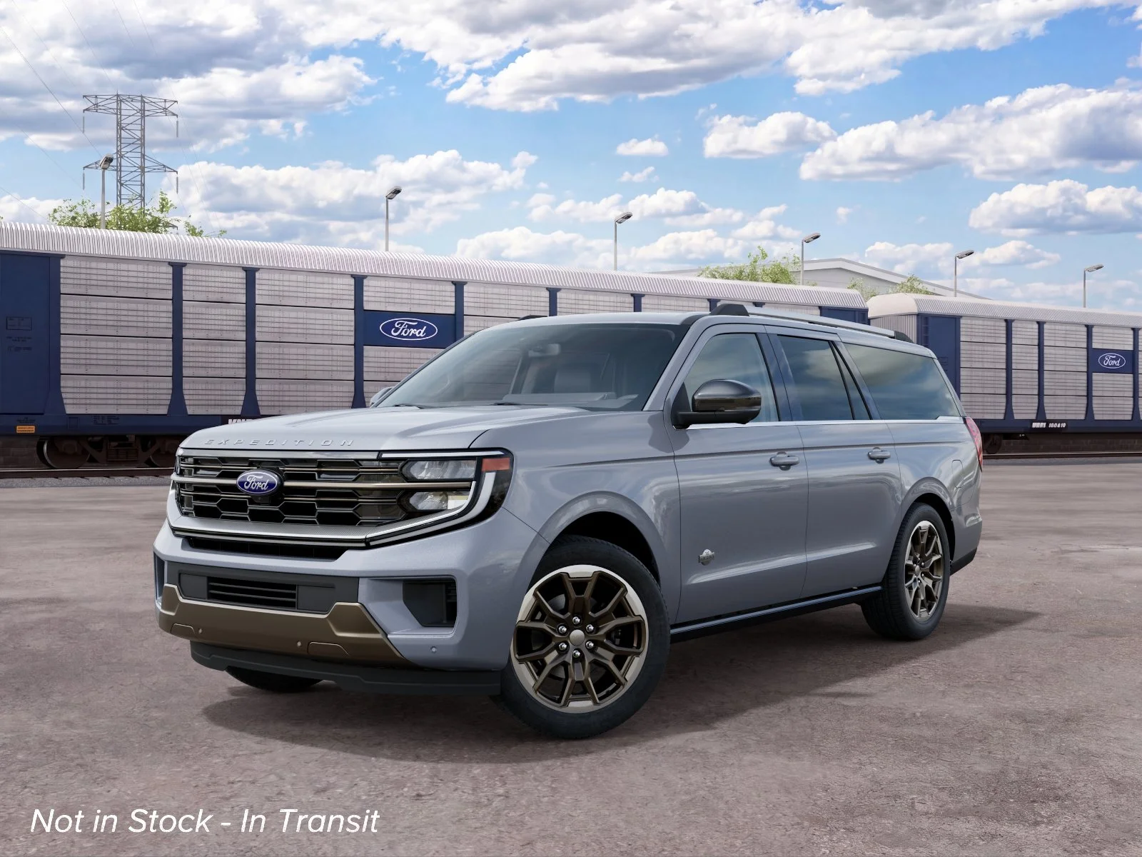 New 2027 Glacier Gray Metallic Tri-Coat Ford MAX King Ranch® image 2