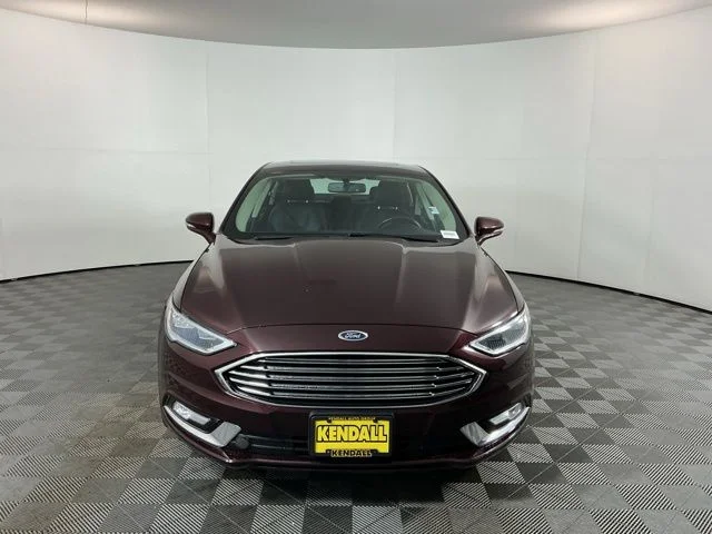 Used 2017 Burgundy Velvet Metallic Tinted Clearcoat Ford Titanium image 2