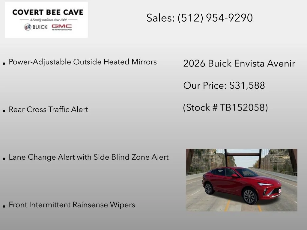 New 2026 Brilliant Red Buick Avenir image 12