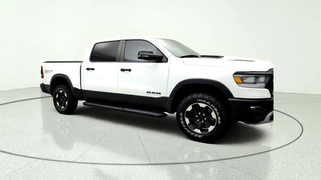 Used 2023 Bright White Clearcoat Ram Rebel 4x4 Crew Cab 5