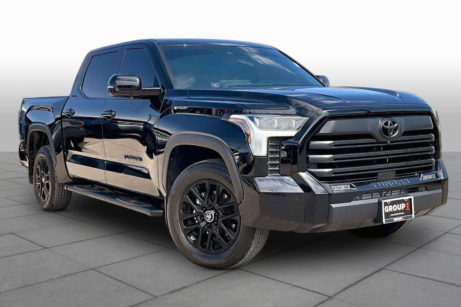 Used 2025 Midnight Black Metallic Toyota Limited image 3