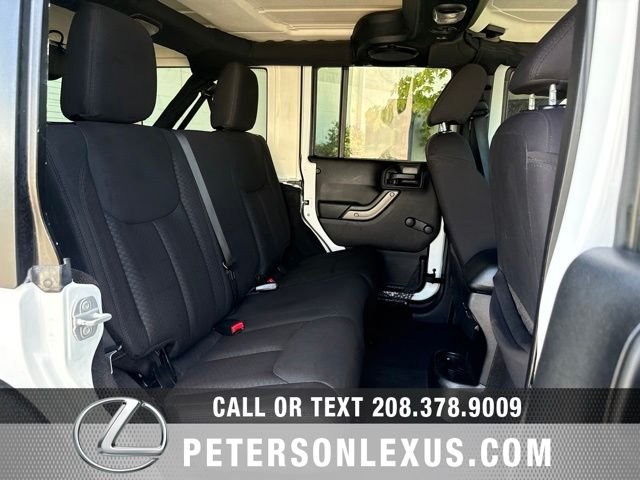 Used 2013 White Jeep Unlimited Sport image 15