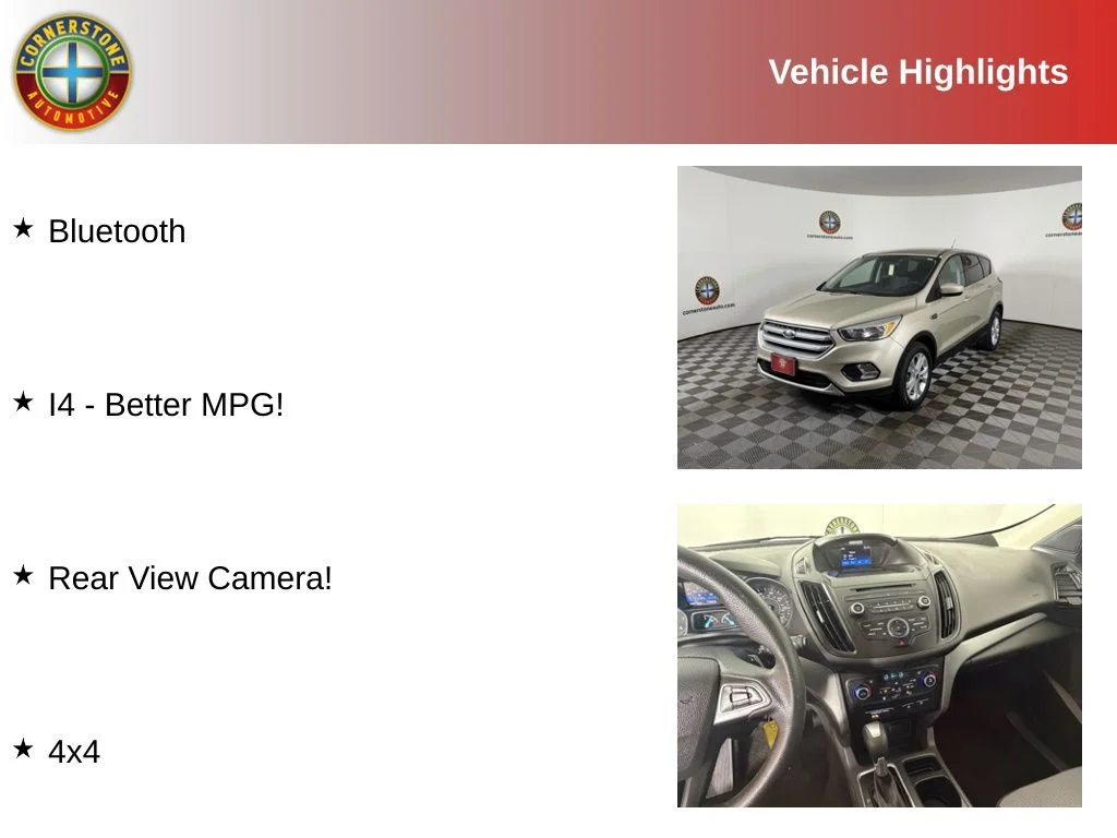 Used 2017 Ford Escape SE with VIN 1FMCU9G97HUE08702 for sale in Elk River, Minnesota
