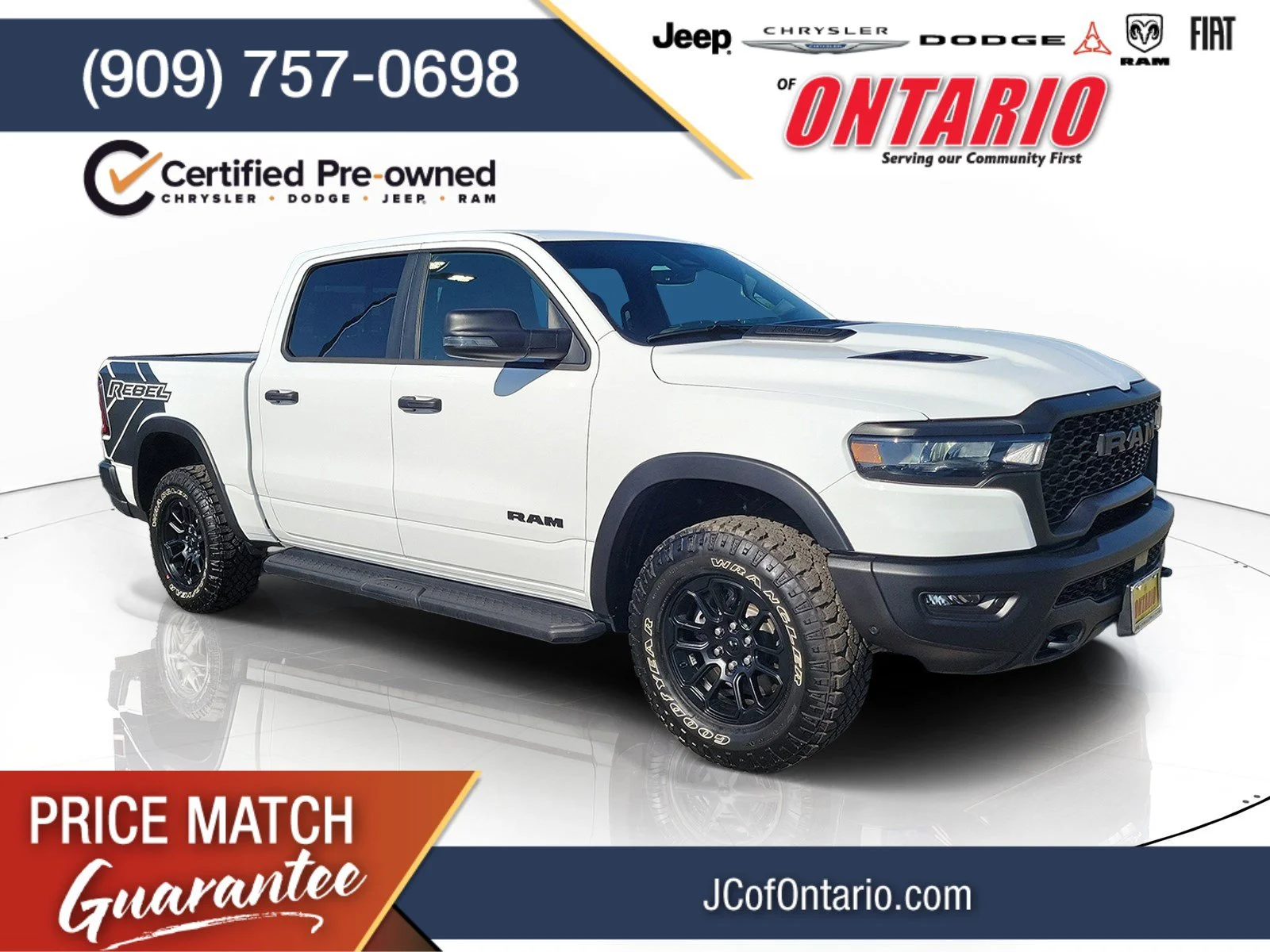 Certified Used 2026 White Ram Rebel image 1