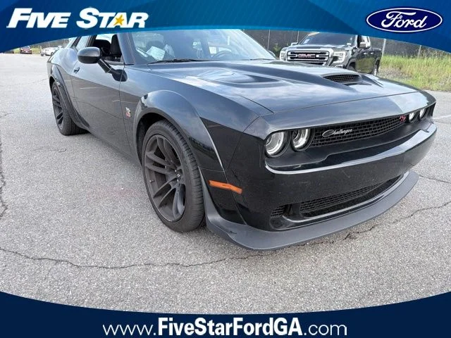 Used 2023 Black Dodge R/T Scat Pack Widebody image 1