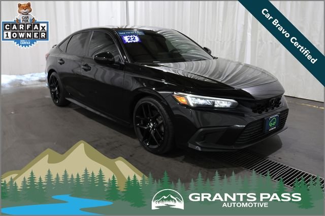 Certified Used 2022 Black Honda Si image 1