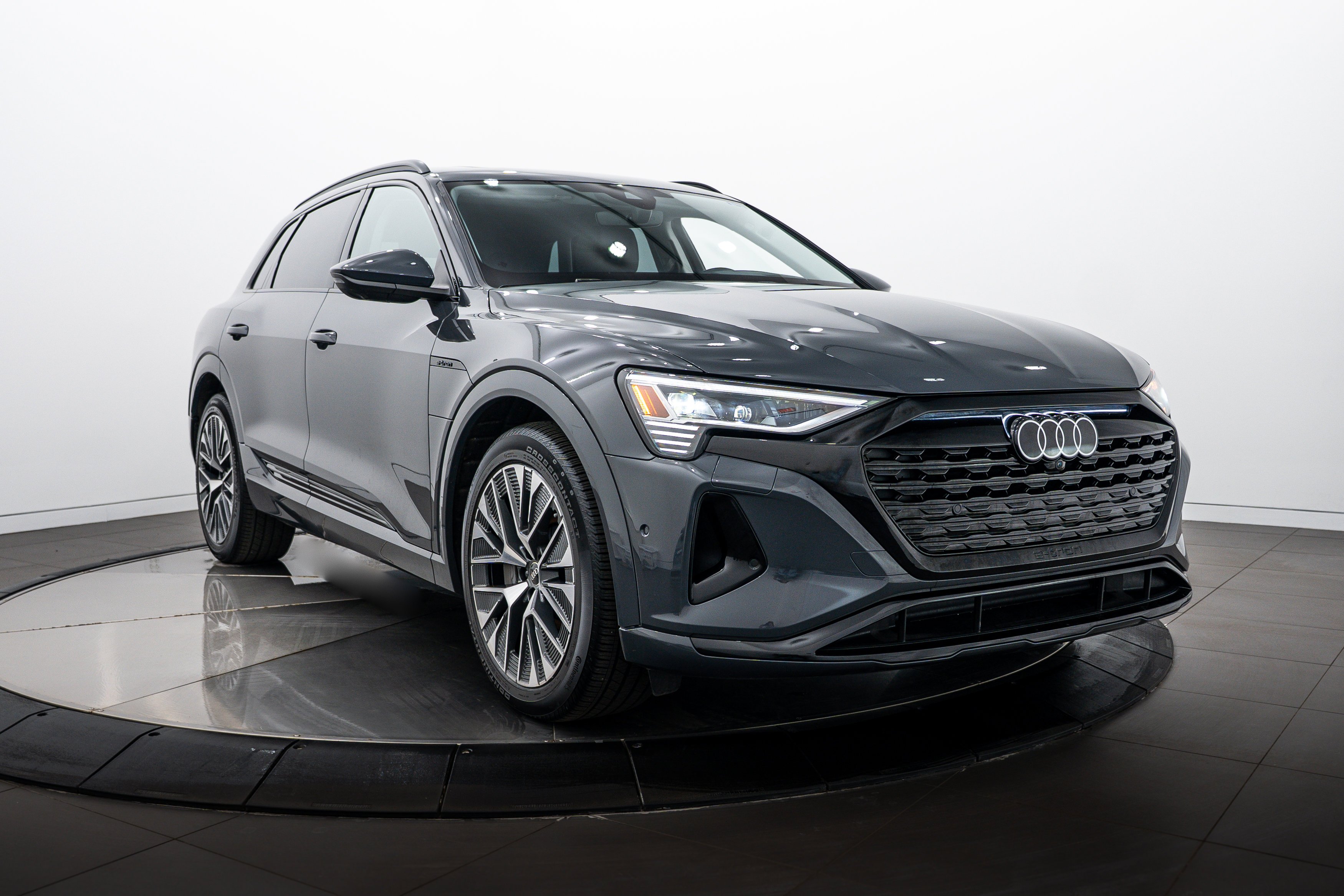 Certified 2024 Audi Q8 e-tron Prestige with VIN WA16ABGE7RB007799 for sale in Highland Park, IL