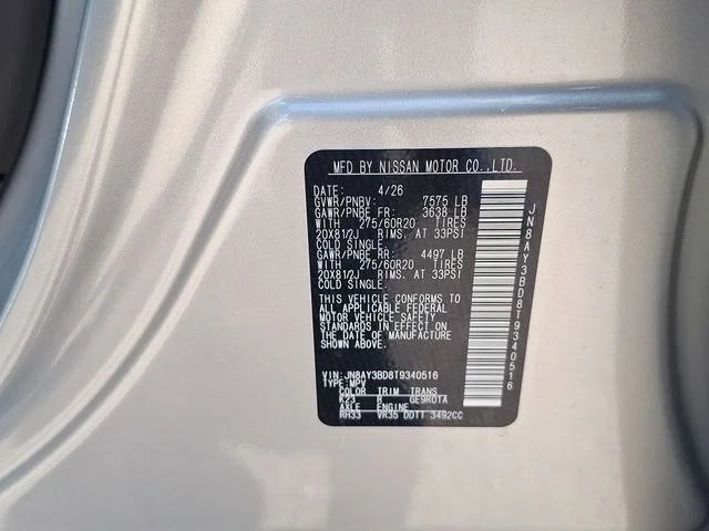 New 2026 Brilliant Silver Nissan SL image 29