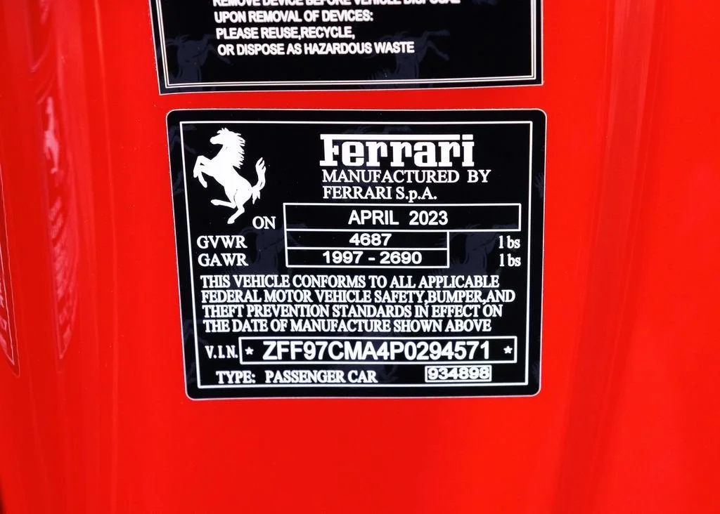 Certified Used 2023 Rosso Corsa Ferrari Base image 47