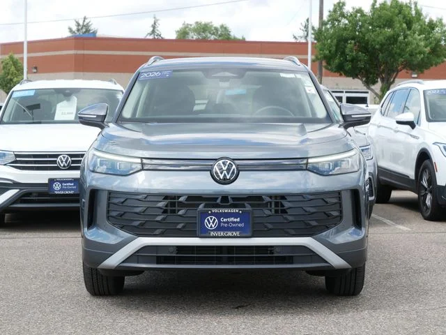 Certified 2026 Volkswagen Tiguan S with VIN 3VVBR7RM9TM001096 for sale in Inver Grove Heights, Minnesota